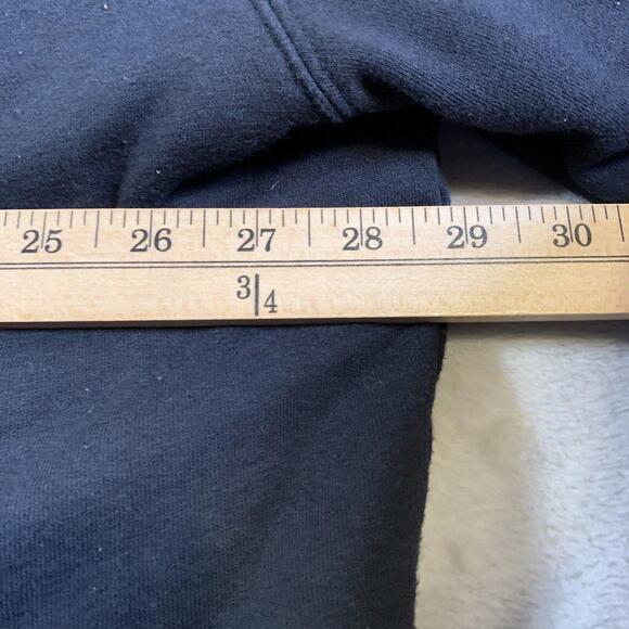 Vintage Champion Letterman Jacket Mens 2XL Black Big C Logo Sweatshirt XXL - Picture 8 of 9